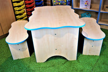 Load image into Gallery viewer, wave table and bench for schools