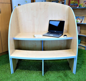 study booth for two people