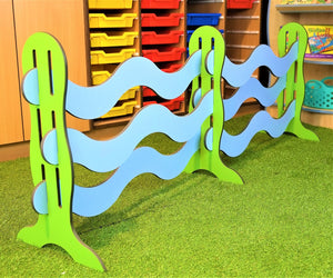 wavy picket fence for education