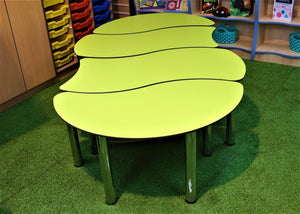 green classroom table